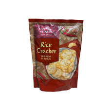 Рисовий крекер зі смаком шрірача Rice Cracker Sriracha Flavour Asia style Vitasia 100g