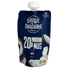 Протеїновий мус буз цукру зі смаком кокосу Drugie Sniadanie 180g