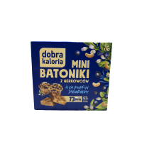 Злакові батончики без цукру зі смаком чорниці Dobra Kaloria  6*17g