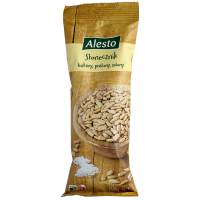 Насіння соняшника чищене, смажене, солене 100g Alesto