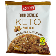 Печиво з арахісовою пастою без глютену і цукру Sondey KETO 50g