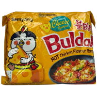 Локшина рамен зі смаком сиру та курки Buldak Hot Chicken Flavor Ramen Cheese Samyang 140g