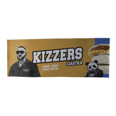 Печиво з карамеллю та кокосовою стружкою в білому шоколаді без цукру Kizzers Ciastka 100g