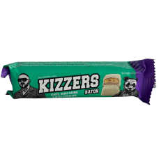 Вафельний батончик з соленою карамеллю в білому шоколаді без цукру Kizzers 39g
