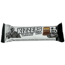 Вафельний батончик протеїновий з ваніллю, карамеллю в молочному шоколаді без цукру Kizzers 39g