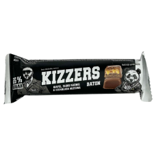 Вафельний батончик протеїновий з соленою карамеллю в молочному шоколаді без цукру Kizzers 39g