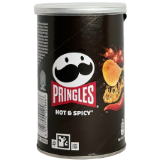 Картопляні чіпси Pringles Hot & Spicy з гострим та пряним смаком 70g
