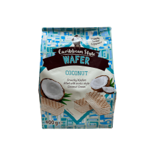 Вафлі зі смаком кокосу Wafer Larbbean Style 400g