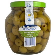 Оливки зелені без кісточки Eridanous Olives 1600g