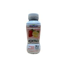 Протеїновий коктейль зі смаком полуниця банан Koktail Bialkowy Piatnica 250ml