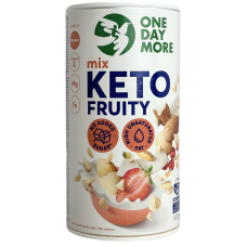 Фруктовий кето мікс з арахісом у білому шоколаді полуницею та смородиною без цукру Mix Keto Fruity One Day More 600g