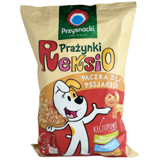 Дитячі картопляні снеки зі смаком кетчупа Prazynki Reksio Przysnacki 150g