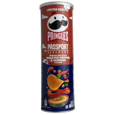 Картопляні чіпси Pringles Roasted Pepper&Hummus Мароканський перець та смак хумуса 165g