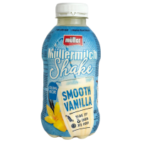 Молочний напій Shake зі смаком Smooth ванілі  Mullermilch 400ml