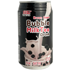 Молочний напій з кульками з коричневим цукром Brown Sugar Bubble Milk Tea Drink Rico 350ml