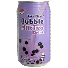 Молочний напій з кульками зі смаком таро Taro Flavor Bubble Milk Tea Drink Rico 350ml
