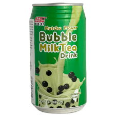 Молочний напій з кульками зі смаком матчі Matcha Flavor Bubble Milk Tea Drink Rico 350ml