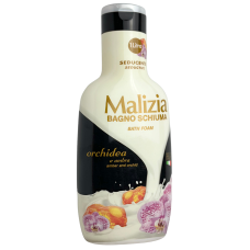 Піна для ванни з ароматом орхідеї та бурштина Bath foam Orchidea e ambra Malizia Bagno Schiuma 1l