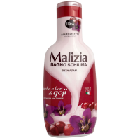 Піна для ванни ягоди годжі та квіти Bath foam Malizia Bagno Schiuma 1l
