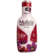Піна для ванни ягоди годжі та квіти Bath foam Malizia Bagno Schiuma 1l