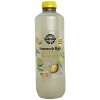 Лимонад газований зі смаком лимона та лайма Lemoniada Limonka-Sytryna Solevita 1l