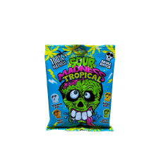 Льодяники кислі Sour Madness Tropical Skull Shock 60g
