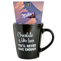 Набір солодощів Milka + керамічна кружка Funlab Select