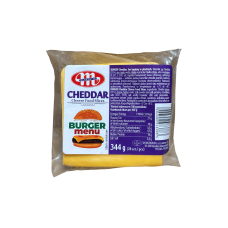 Сир тостовий Чеддар Cheddar Burger Menu Mlekovita 344g