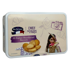 Печиво пісочне в жестяній коробці Emily in Paris Duc De Coeur 315g