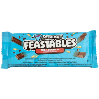 Молочний шоколад з рисовими кульками Milk Chocolate With Puffed Rice Feastablas Mr.Beast 60g