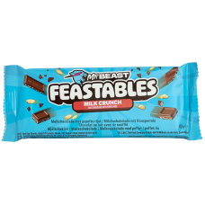 Молочний шоколад з рисовими кульками Milk Chocolate With Puffed Rice Feastablas Mr.Beast 60g