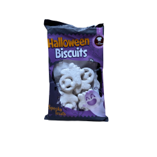 Печиво в білій глазурі у формі привида Halloween Biscuits Spooky Treats 200g