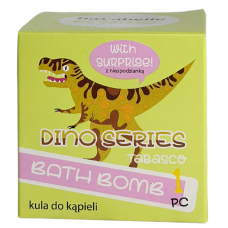 Шипуча бомбочка для ванни з іграшкою Bayabella Dino Tabasco 140g