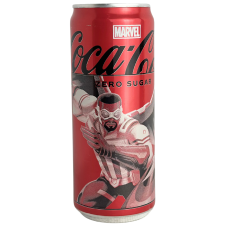 Газований напій без вмісту цукру Coca-Cola Marvel 330ml