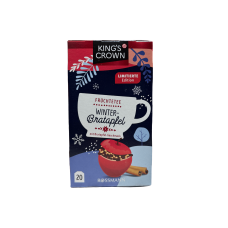 Фруктовий чай зі смакм печеного яблука в пакетиках Winter-Bratapfle Rossmann King`s Crown 50g