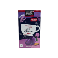 Фруктовий чай зі смаком сливи та кориці в пакетиках Zimt-Pflaume Rossmann King`s Crown 50g