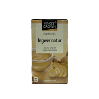 Імбирний чай в пакетиках Ingwer Natur Rossmann King`s Crown 40g