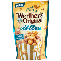Карамельний попкорн зі смаком соленої карамелі Werther’s Original Storck 140g