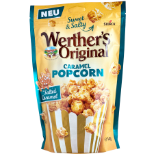 Карамельний попкорн зі смаком соленої карамелі Werther’s Original Storck 140g