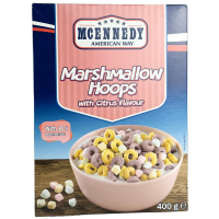 Готові хрусткі сніданки зі смаком цитрусових і маршмелов Mcennedy 400g