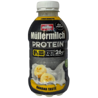 Протеїновий молочний напій без цукру зі смаком банана Mullermilch Protein Muller 400ml