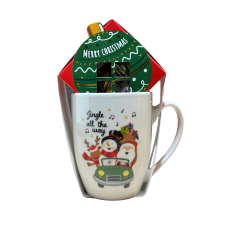 Набір солодощів + керамічна кружка Merry Christmas Becky's 50g