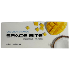 Батончик протеїновий без цукру Манго-Кокос в молочному шоколаді Space Bite