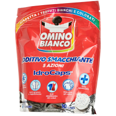 Плямовивідник для кольорових речей Additivo Smacchiante Idro Caps Omino Bianco 10 caps