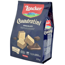 Вафлі з шоколадним кремом Quadratini Chocolate Loacker 250g
