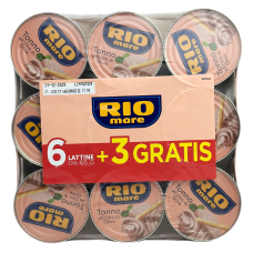 Тунець в оливковій олії Rio Mare Tonno all’Olio di Oliva Rіо Маре 9*65g