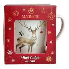 Керамічна кружка +  молочна карамель Milk budge in cup Magnetic 85g