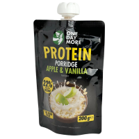 Протеїнова каша зі смаком яблука та ванілі без цукру Protein Porridge One Day More 200g