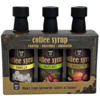 Сироп до кави ваніль, фундук, амаретто Coffe Syrup Funlab Select 3*45ml