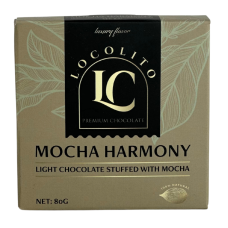 Молочний шоколад з мокка начинкою Mocha Harmony Locolito 80g